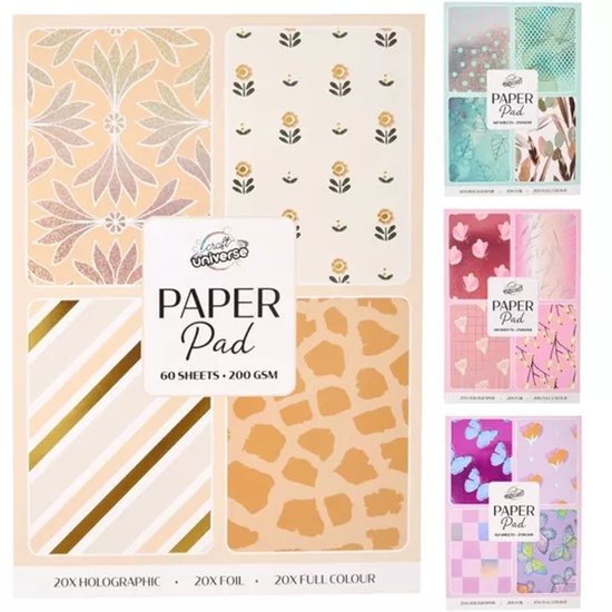 Gekleurd Knutselpapier (34 vellen