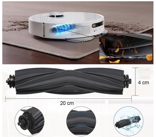 Kit Accessoires 20 Pièces Pour Robots Aspirateurs Dreame (L10s Ultra Gen 2, X30 Ultra, Etc.) - Brosse TriCut, Filtres, Sacs, Lingettes - 2