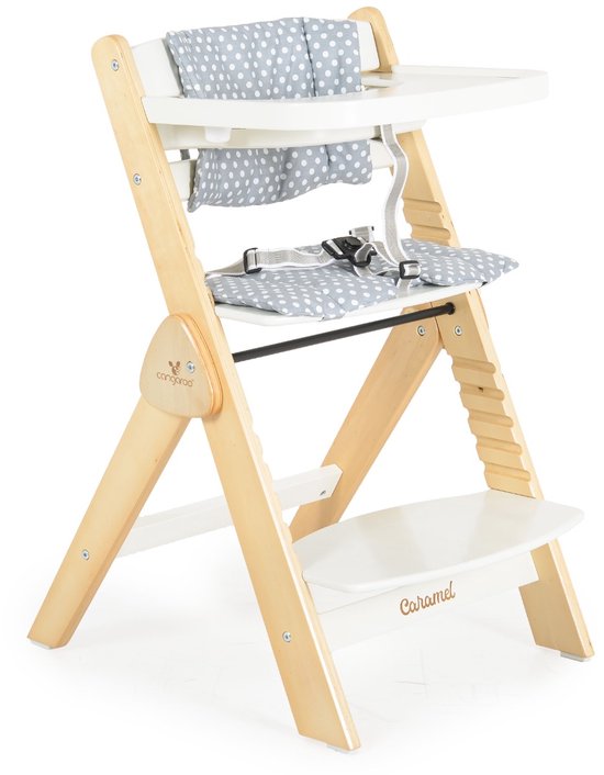 Cangaroo Caramel White 2-in-1 Meegroei Kinderstoel 111991 van CAN — afbeelding 4