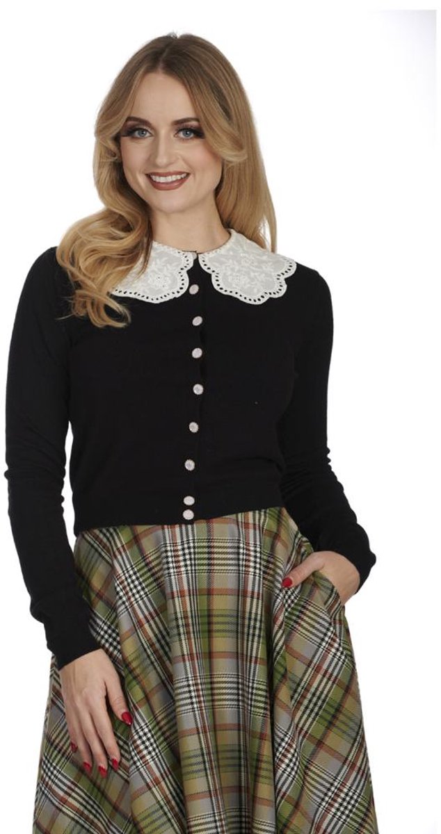 Banned - Polly Cardigan - XL - Zwart