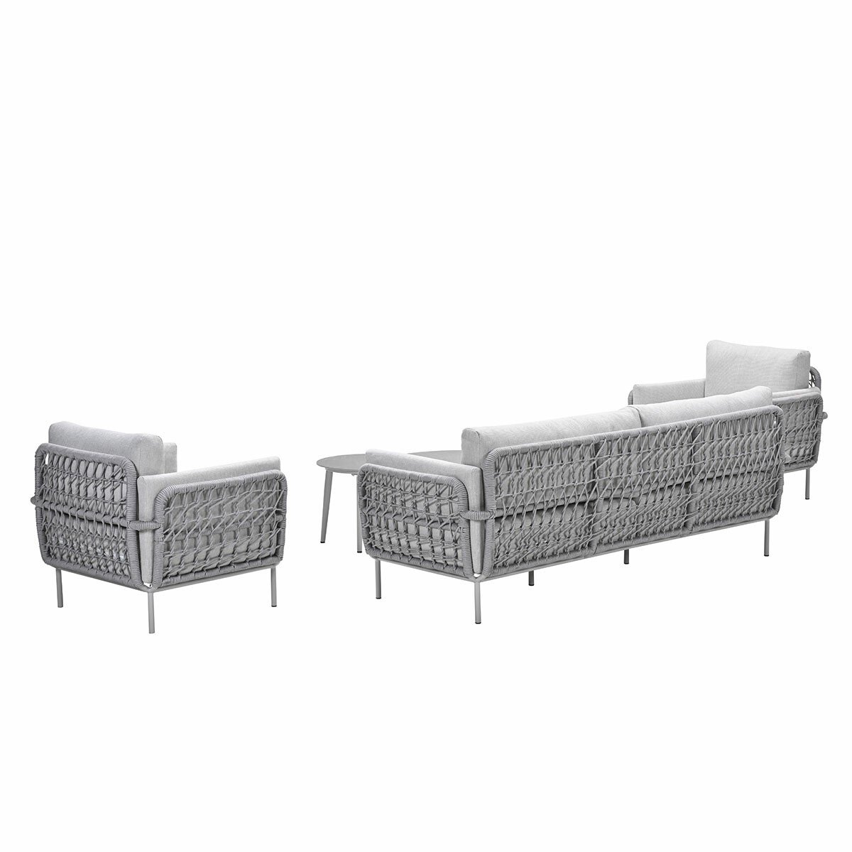 Cavallo loungeset - 5-dlg.- taupe - sand - valley sand - Centostone