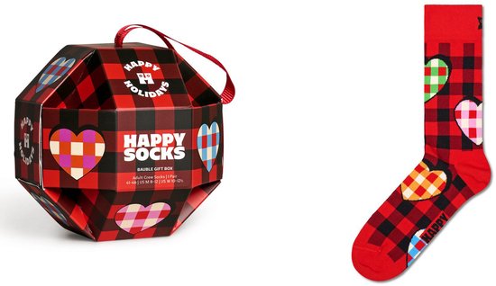 Happy Socks Bauble Sock Gift Box (1-pack) - unisex sokken - Unisex - Maat: 36 - 40