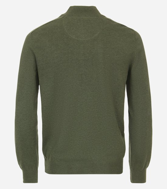 Gilet homme Redmond en coton - col montant - vert (épaisseur moyenne)