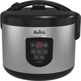 Bol.com Aviro Rijstkoker - Slowcooker - 18L - 7 Functies - Warmhoudfunctie - Rice Cooker - Anti Aanbaklaag - Multicooker - 2-10 ... aanbieding