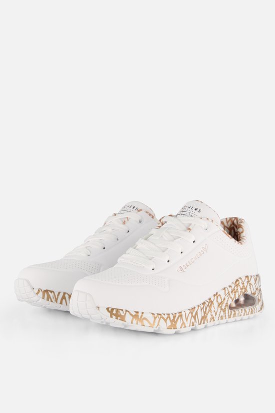 Skechers UNO - LOVING LOVE Dames Sneakers - Wit