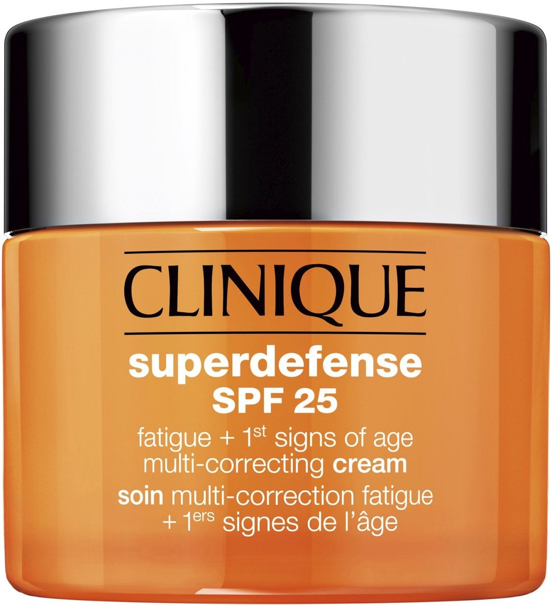 Goedkoopste Clinique SuperDefense Fatigue Cream - 1st Signs of Age Multi-Correcting Cream - SPF 25 - 50 ml