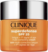 Bol.com Clinique SuperDefense Fatigue Cream - 1st Signs of Age Multi-Correcting Cream - SPF 25 - 50 ml aanbieding