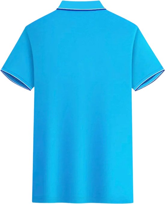 Bovista Golf Shirt Heren - T-shirt - Golfkleding - Golfen - Golf Accessoires - Polo Shirt - Licht Blauw - Maat XL van Bovista — afbeelding 4