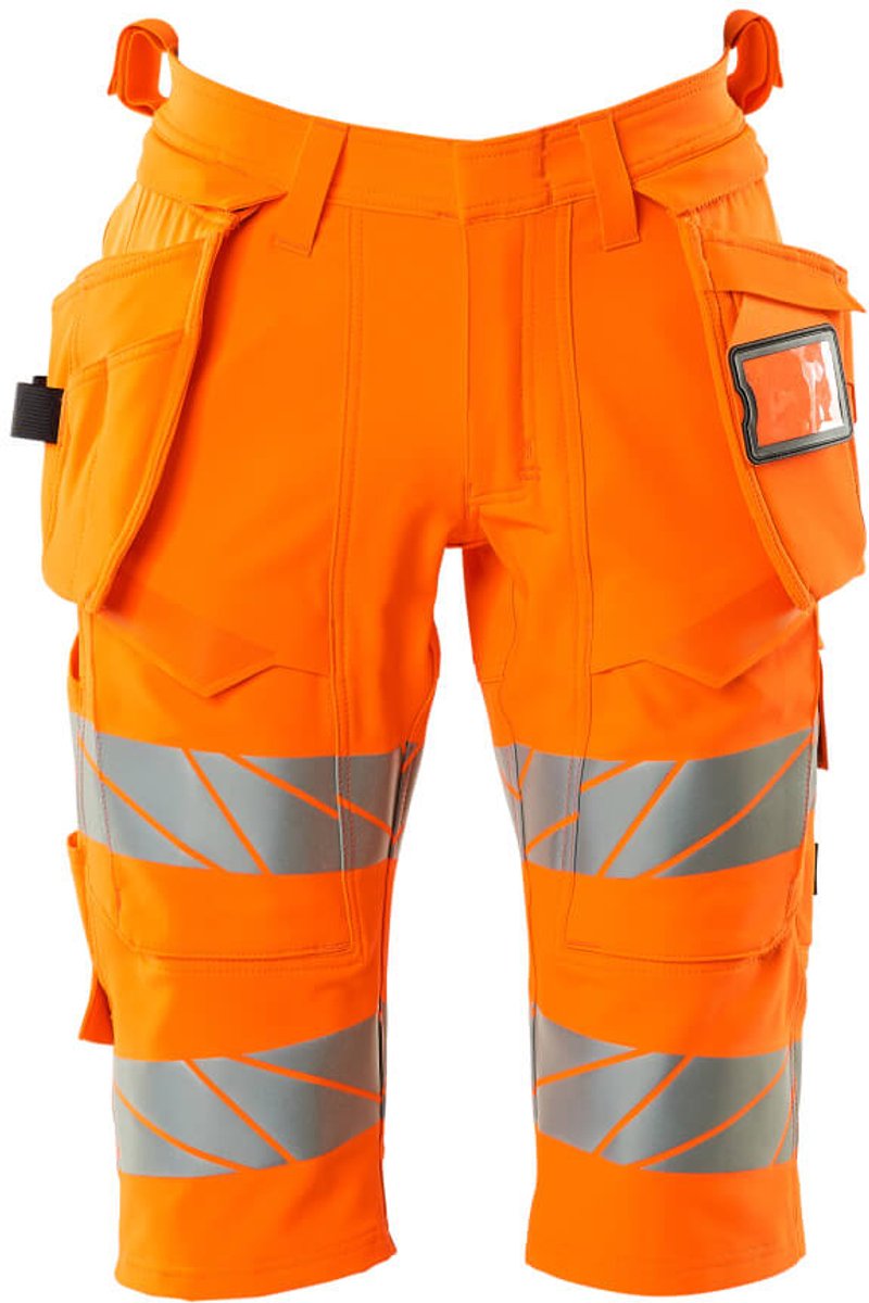 Mascot Accelerate Safe Shorts, lange met spijkerzakken 19349-711 - Hi-Vis oranje - C58