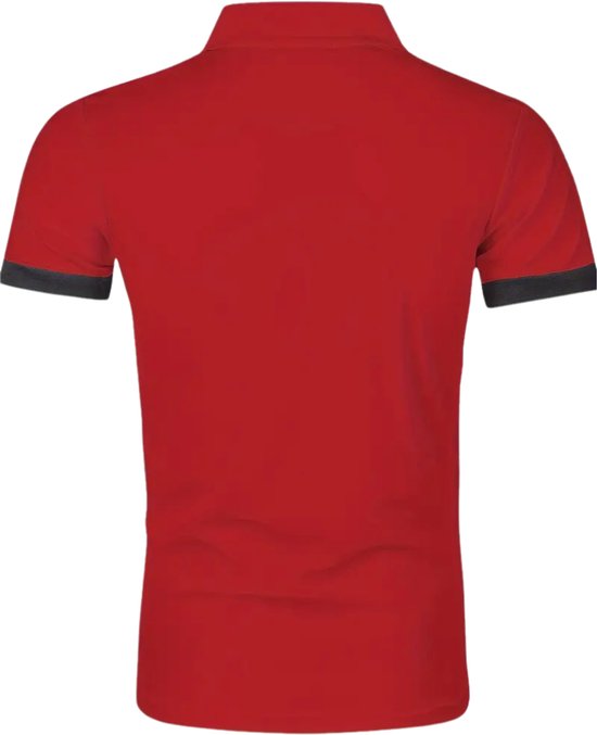 Bovista Golf Shirt Heren - T-shirt - Golfkleding - Golfen - Golf Accessoires - Polo Shirt - Rood - Maat XS van Bovista — afbeelding 4