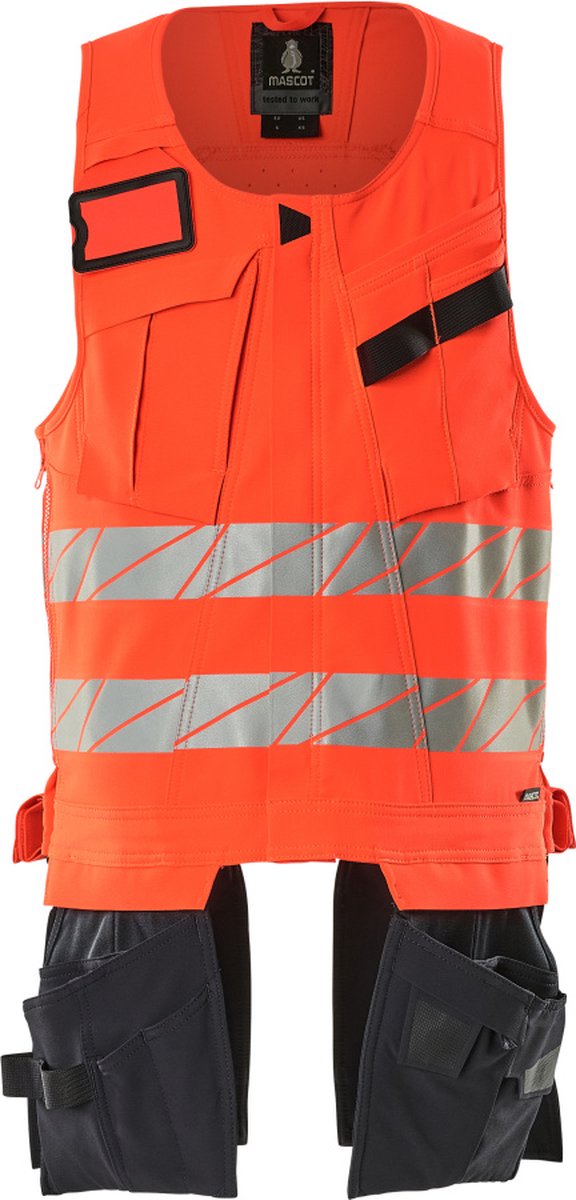 Mascot Accelerate Safe Gereedschapsvest 19589-711 - hi-vis rood/donkermarine - L