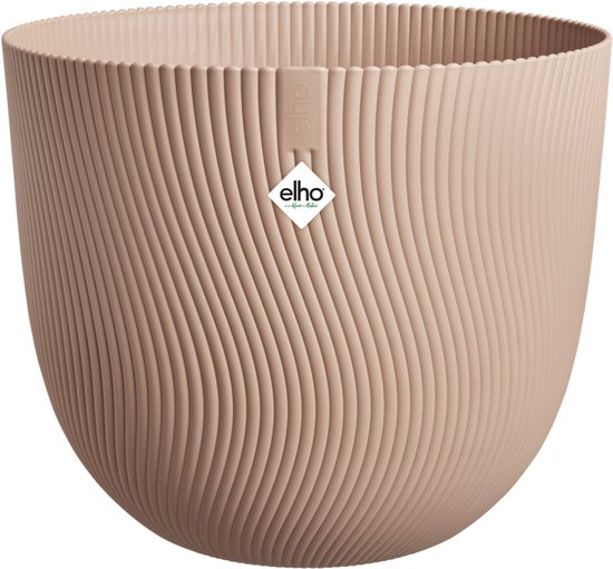 Elho Foss Rond 35cm - Bloempot voor Binnen - 100% Ge