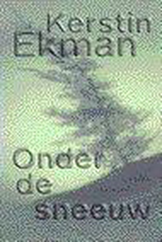 Onder de sneeuw - cover