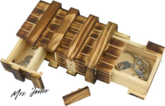 Secret box hout puzzel breinbreker