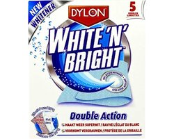 Dylon - Vlekverwijderaar - White & Bright - Superwit & Vlekkeloos - 5 Doekjes