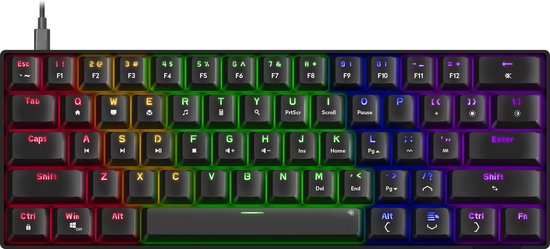 Speedlink ATMOS - Gaming Toetsenbord - RGB - Mechanisch - Compact - US Qwerty