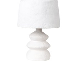 ARAPEY - Tafellamp - Wit - Papier-maché