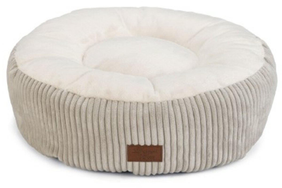 Designed by Lotte Ligmand Ribbed - Kattenmand - Kattenkussen - Licht Grijs - 50x50x17 cm