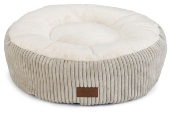 Designed by Lotte Ligmand Ribbed - Kattenmand - Kattenkussen - Licht Grijs - 50x50x17 cm