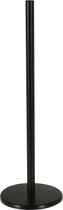 Bellatio design Reserverolhouder - zwart - 5 rollen - metaal - 45 cm - wc rolhouder - toiletrolhouder