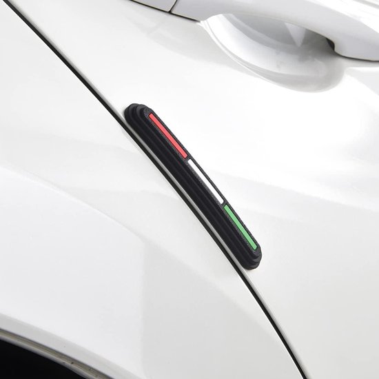Lot De 4 Protections De Bord De Portière Auto - En Fibre De Carbone, Adhésif Puissant - Compatible Plupart Véhicules