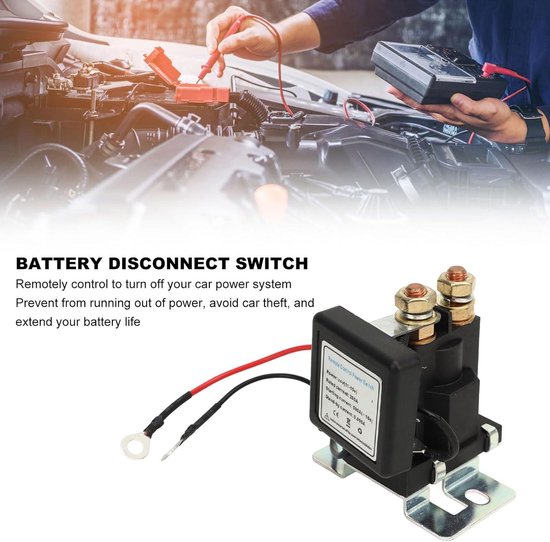 Spurtar Side Post Batterij loskoppelen, Batterij kill schakelaar