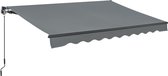 Zonnescherm / Luifel - 400 x 300 cm - Grijs - Incl. Bevestigingsmaterialen