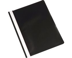 Q-CONNECT snelhechtmap, A4, zwart 25 stuks