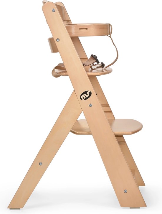Betaalbare Goederen® Kinderstoel - Wit Met Roze - Hout - Triptrapstoel - Triptrap Stoel - Triptrap Kinderstoel van Merkloos — afbeelding 4