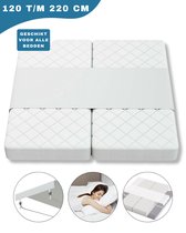 Bol.com WoniQ Matraswig - Bedbinder - Liefdesbrug - Matraswiggen werkt naad weg tussen twee bedden - Matraswig met band - Matras... aanbieding
