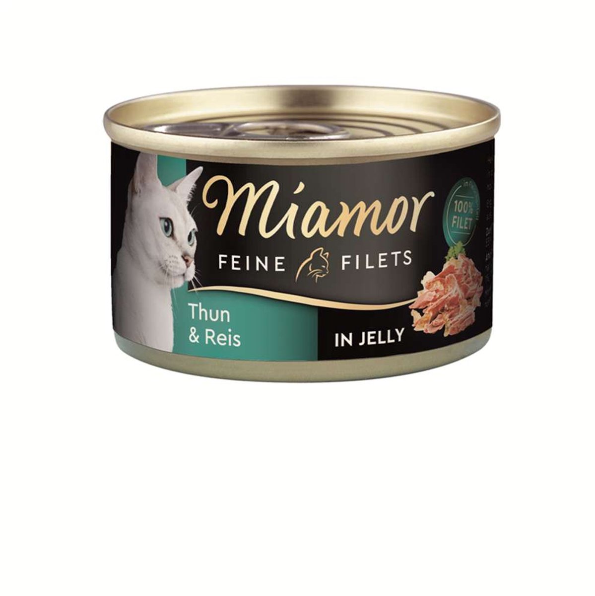 Miamor Miamor - Fijne filets blik 24x100g - Tonijn & rijst