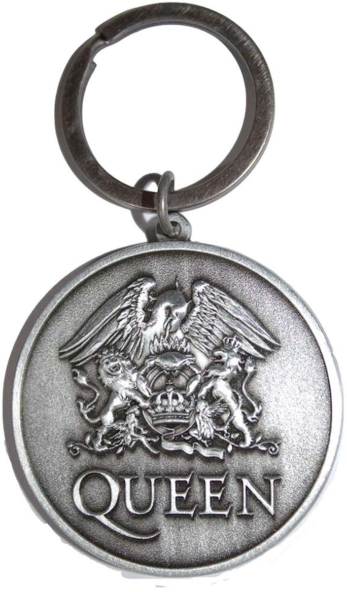 Queen - Silver Crest Double Sided Sleutelhanger - Zilverkleurig