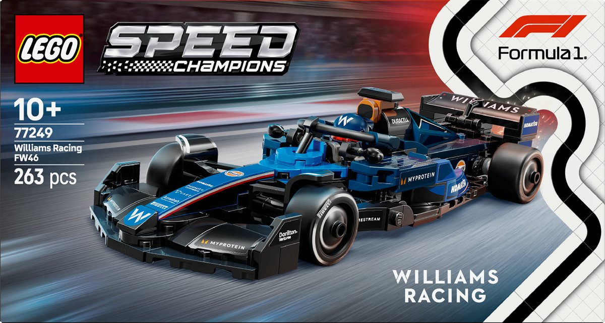 LEGO Speed Champions Williams Racing FW46 F1 racewagen Set - 77249 — afbeelding 18