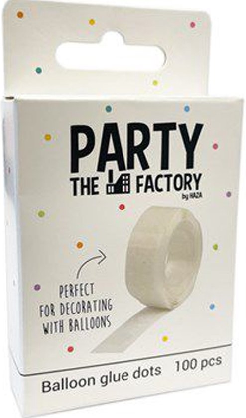 Haza Ballonplakkers - op rol - 100x stuks - ballon ophangen zonder helium