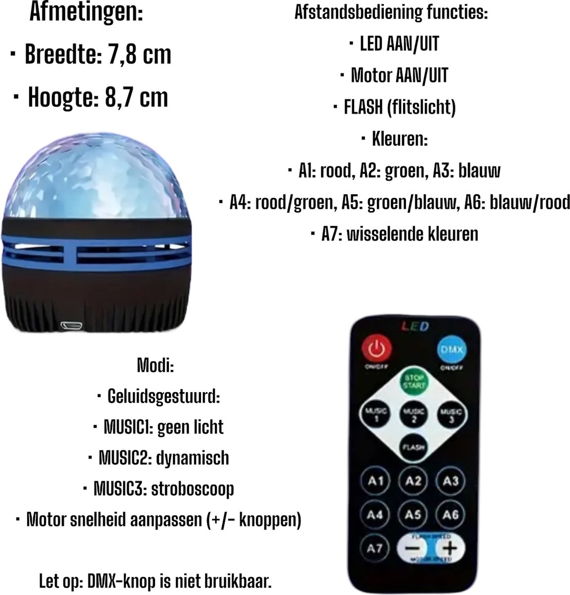 Northern Lights Projector - Noorderlicht Projector - lichtLamp - Crystal Lamp - sterren hemel- ster projector - Water Ripple Light - Ocean Projector - Kristal - Aurora - Sterren Projector – foto 6