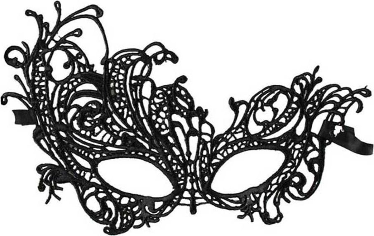 Dier Vlinder Halloween kanten oog masker zwart - Victoriaans gothic metal  party... | bol.com