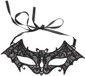Attitude Holland Kostuum Oogmasker Bat Zwart