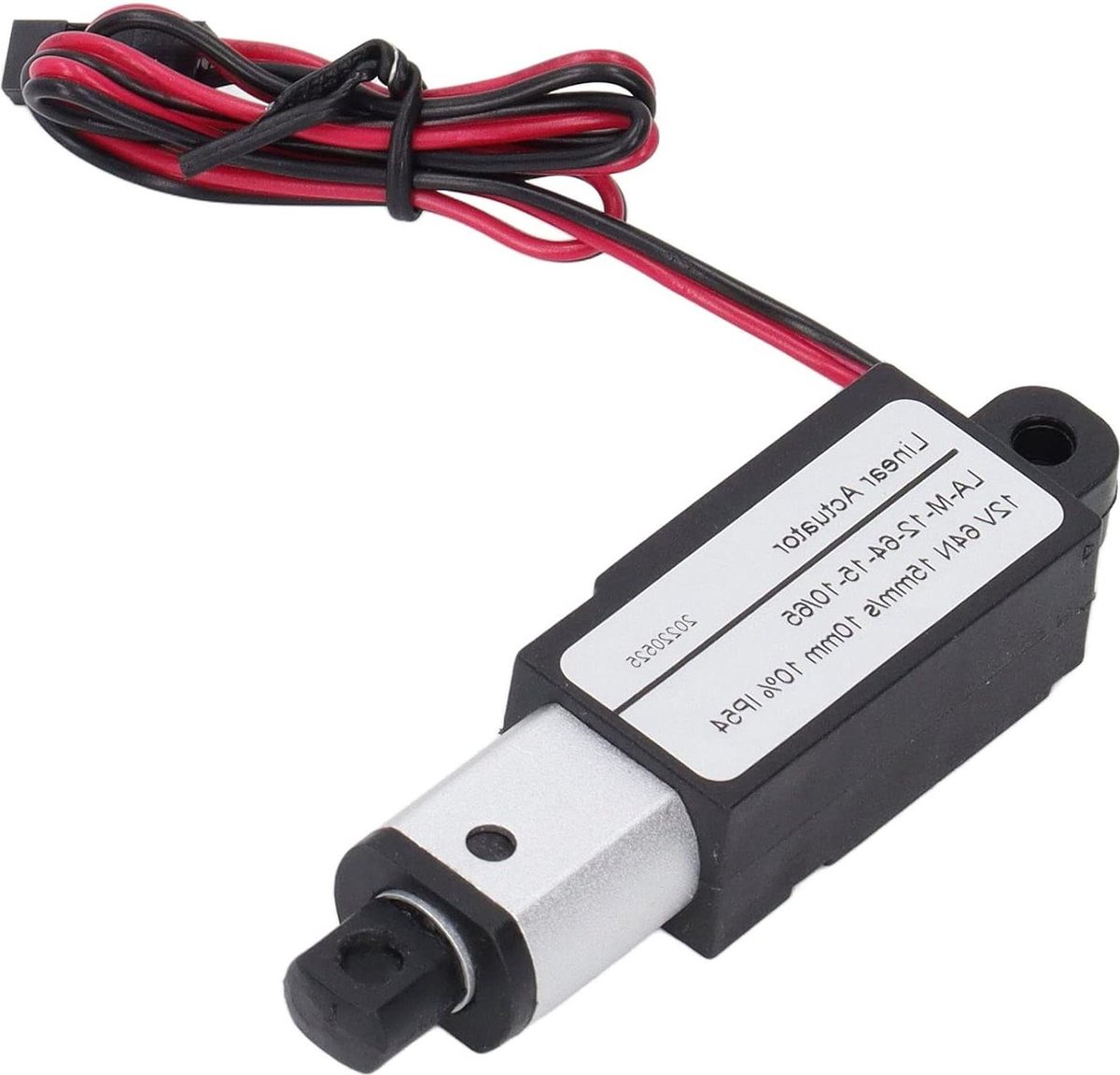 Elektrische Micro Lineaire Actuator - Miniatuur DC Voeding - Aluminium ABS - Mini Motion Actuator voor Landbouwmachines - 12V (10mm) - Hoge Kwaliteit .