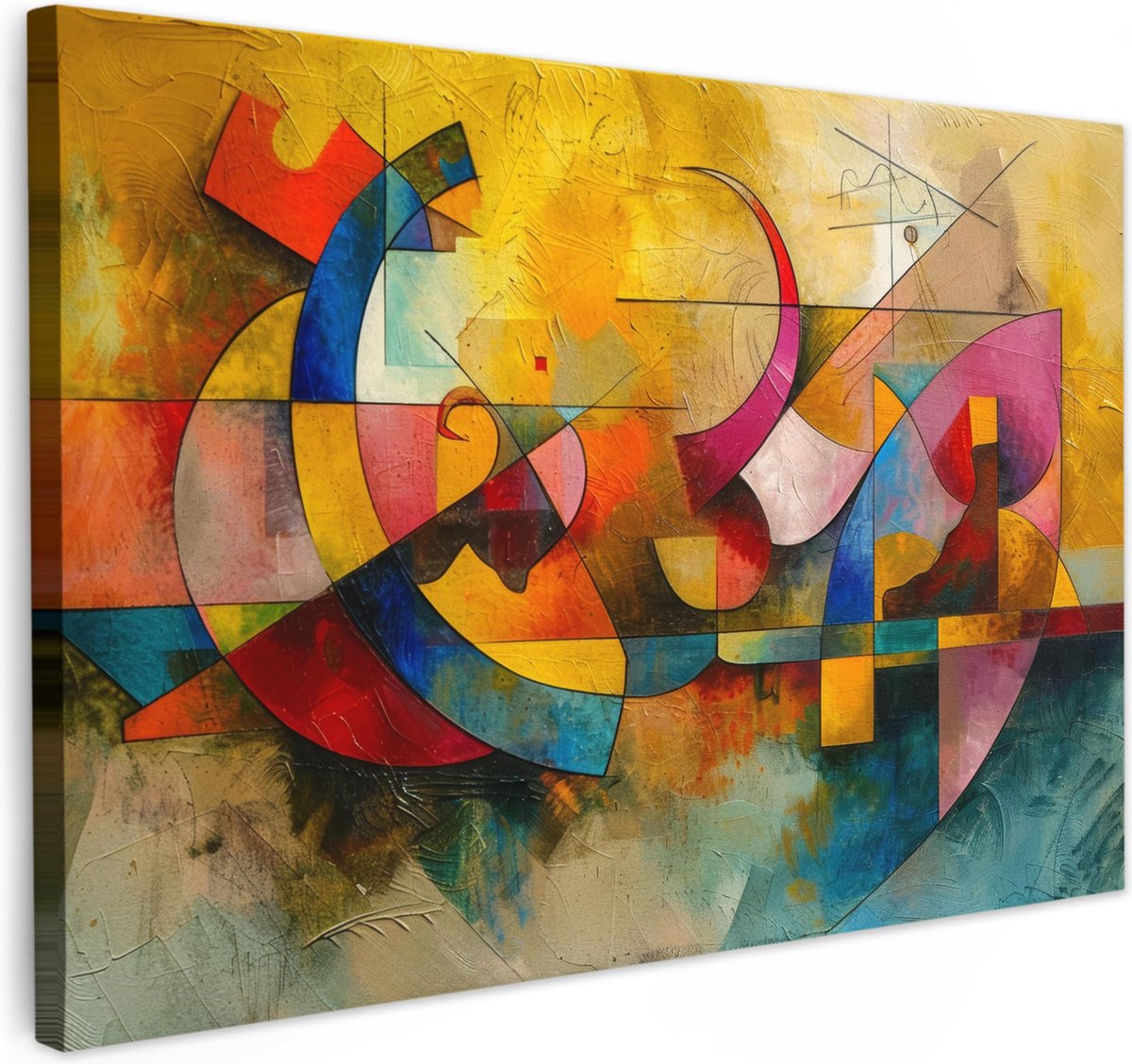 La'Moussawi ® Moderne Canvas Wanddecoratie voor Elke Kamer - Groot Formaat 120 x 80 cm