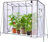 Bol.com Goodivery ® Optimale Groei Kas voor Tomaten en Groenten met PE Deksel en Raam 200x77x170 cm aanbieding