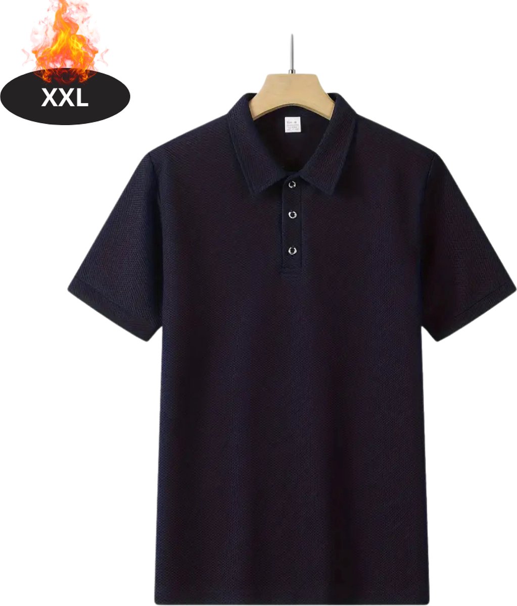 Bovista Poloshirt Heren T-Shirt Heren Shirt Overhemd Polo Shirt Blauw