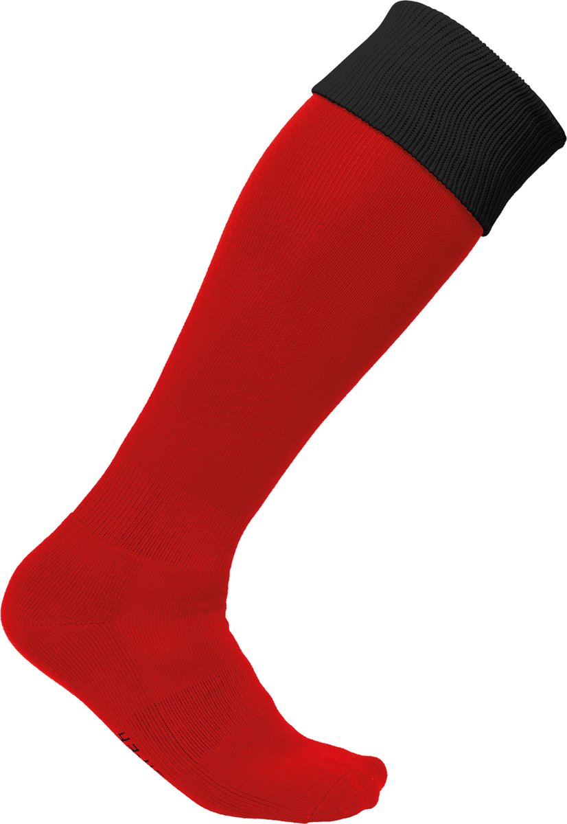 PROACT® Tweekleurige sportsokken PA0300 - Sporty Red / Black - 31/34 EU
