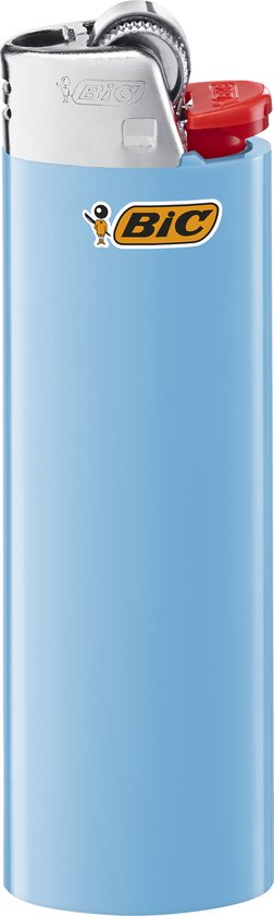 Briquets à pierre BIC J26 Maxi - Couleurs assorties - Lot de 5 briquets à gaz - Sécurité enfant