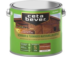 Cetabever - Schuur & Tuinhuis Natuurlijk Effect - Natuurlijk Douglas - 2,5 L