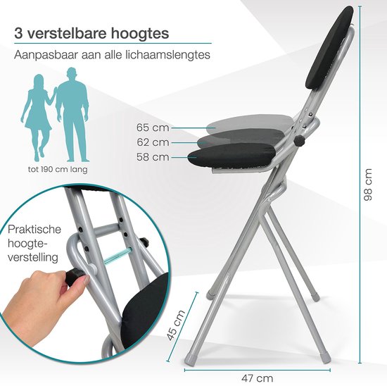 Mini tabouret pliant moderne Chaise portable durable en métal en tissu Oxford po