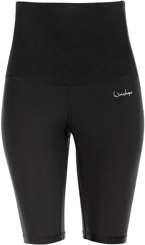 Zwarte Winshape biker shorts met hoge taille.