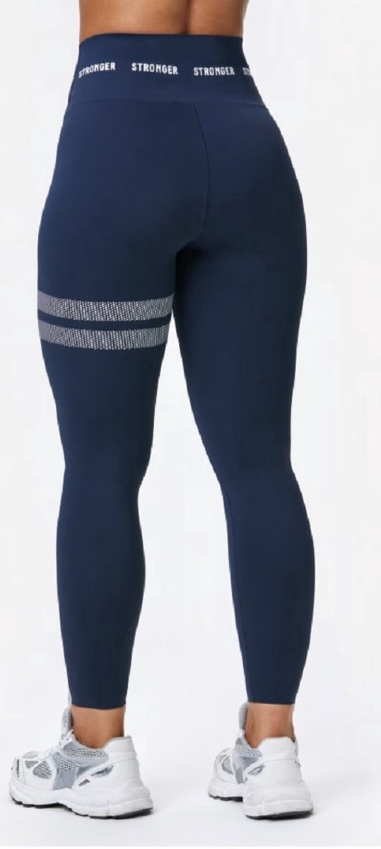 Stronger - Sharp - Sport Tights - Dames - Blauw - Maat XS van Merkloos — afbeelding 2