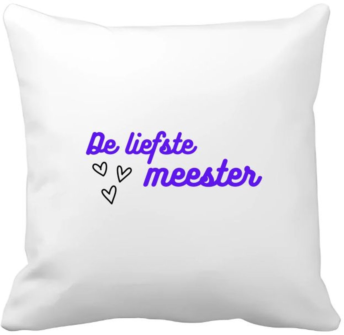 Akyol de liefste meester Kussen hoes - Meester - de liefste meester - meester - verjaardagscadeau - verjaardag - cadeau - afscheidscadeau - geschenk - leuke cadeau - kado - gift - meesterdag - 40 bij 40 cm Multicolor