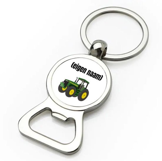 Akyol - décapsuleur tracteur - Fermier - agriculteur ou fermière - avec eigen naam - joli cadeau pour quelqu'un qui travaille à la ferme - cadeau - cadeau - 9 par 3 cm