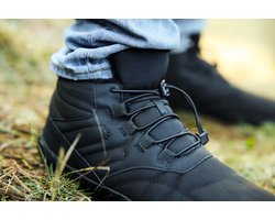 ArcticBare Onyx – Bottes d'hiver Barefoot nus | Semelle chaude, résistante à l'eau et antidérapante | Espace large pour les orteils et Comfort flexible